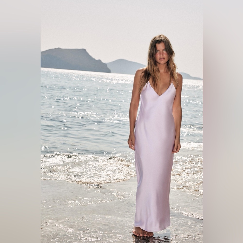 Zara Lavender Maxi Dress